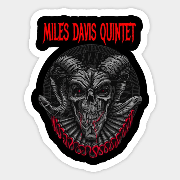 MILES DAVIS QUINTET BAND Sticker by Angelic Cyberpunk